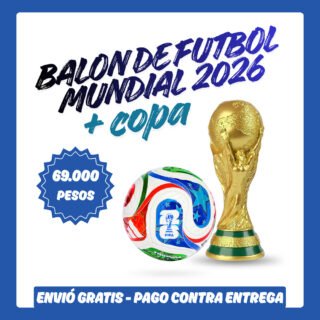 Balón De Futbol Mundial 2026 Con Copa